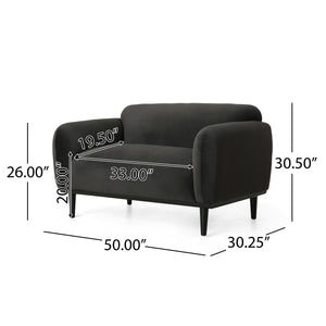 Loveseat Sofa - 50" Dark