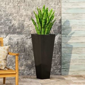 Outdoor Modern Cast Stone Planter - Best Buy Furniture