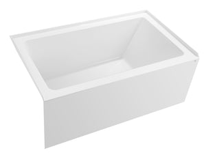 54" x 32" Alcove Bathtub – Acrylic Soaking Tub with Integral Apron