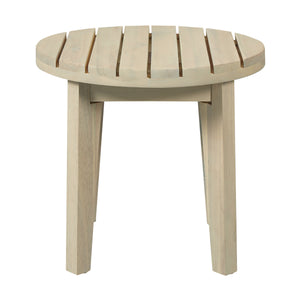 Outdoor 16" Square Acacia Wood Side Table