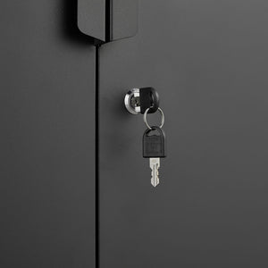 2 Door File Cabinet With Lock, 4 Adjustable Shelves, Heavy-Duty