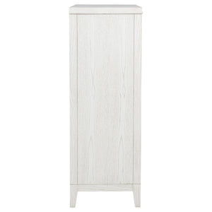 Inverness - 5 Drawer Bedroom Chest - White