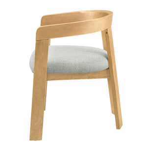 Modern Barrel Dining Chairs Set of 2