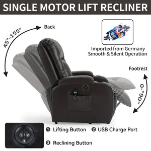 ComfortMax Infinite Position Power Lift Recliner Chair