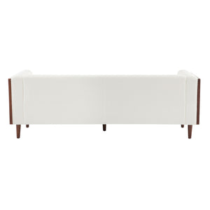 Contemporary 3 Seater Sofa With Tufted Design