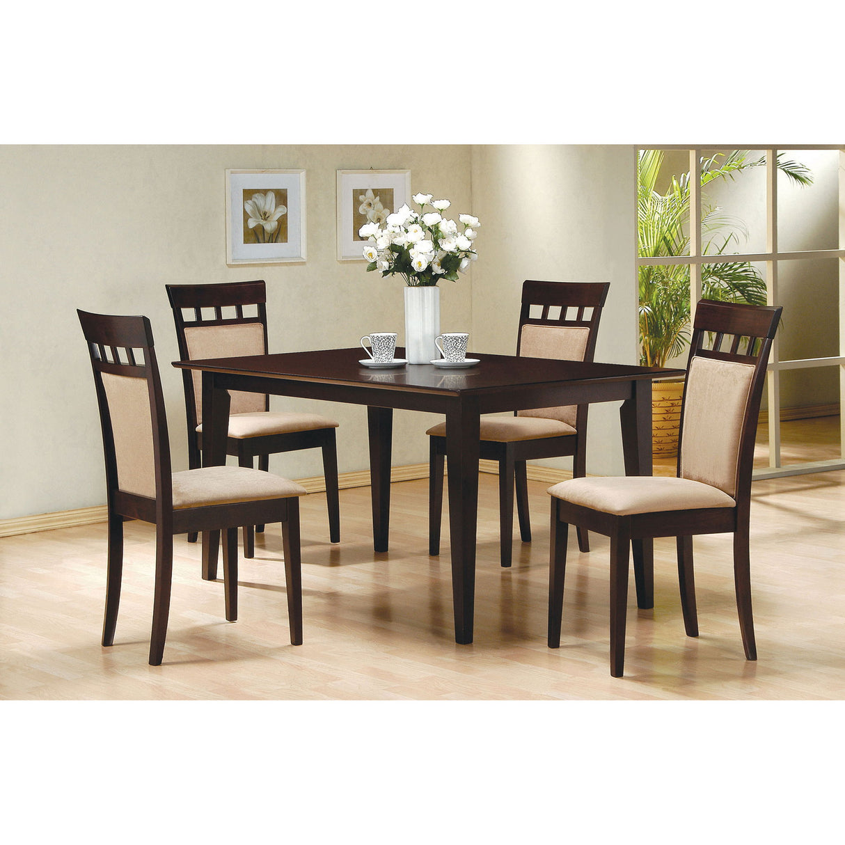 Upholstered Side Chairs (Set of 2) - Beige