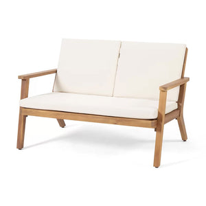 Avacyn - Outdoor Acacia Wood 4 Seater Chat Set With Cushions