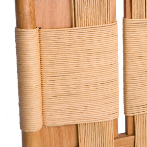 2-Piece Paper Rope Dining Chairs Set