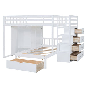 Bunk Bed With Wardrobe, Drawers