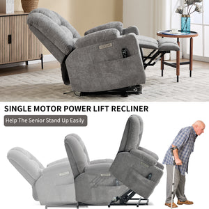 Power Lift Recliner Chair with Massage and Heat