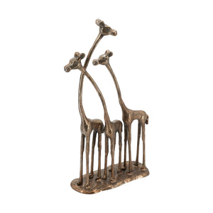 10x3.9x18.9" Giraffe Sculpture, Animal Statue Decor