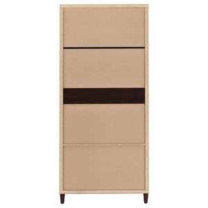 Nestor - 2 Drawer Tall Accent Cabinet With 2 Doors - Rustic