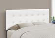 Full Size Headboard Only Upholstered Leather Look - White - Best Buy Furniture