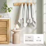 Cotton Linen-Like Border 6-Piece Towel Set - Priya Collection