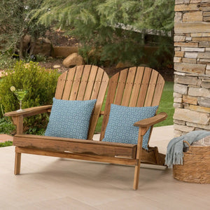 Outdoor Adirondack Rocking Loveseat With Hand Crafted Details - Best Buy Furniture