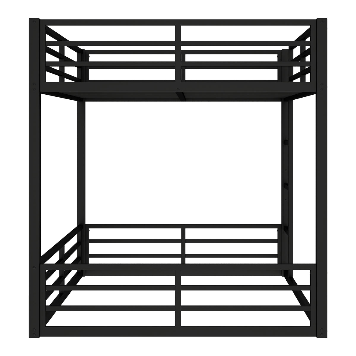 Metal Queen Over Queen Bunk Bed for Teens and Adults