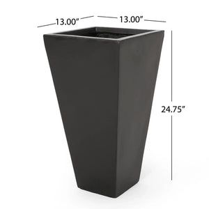 Outdoor Modern Cast Stone Planter - Best Buy Furniture