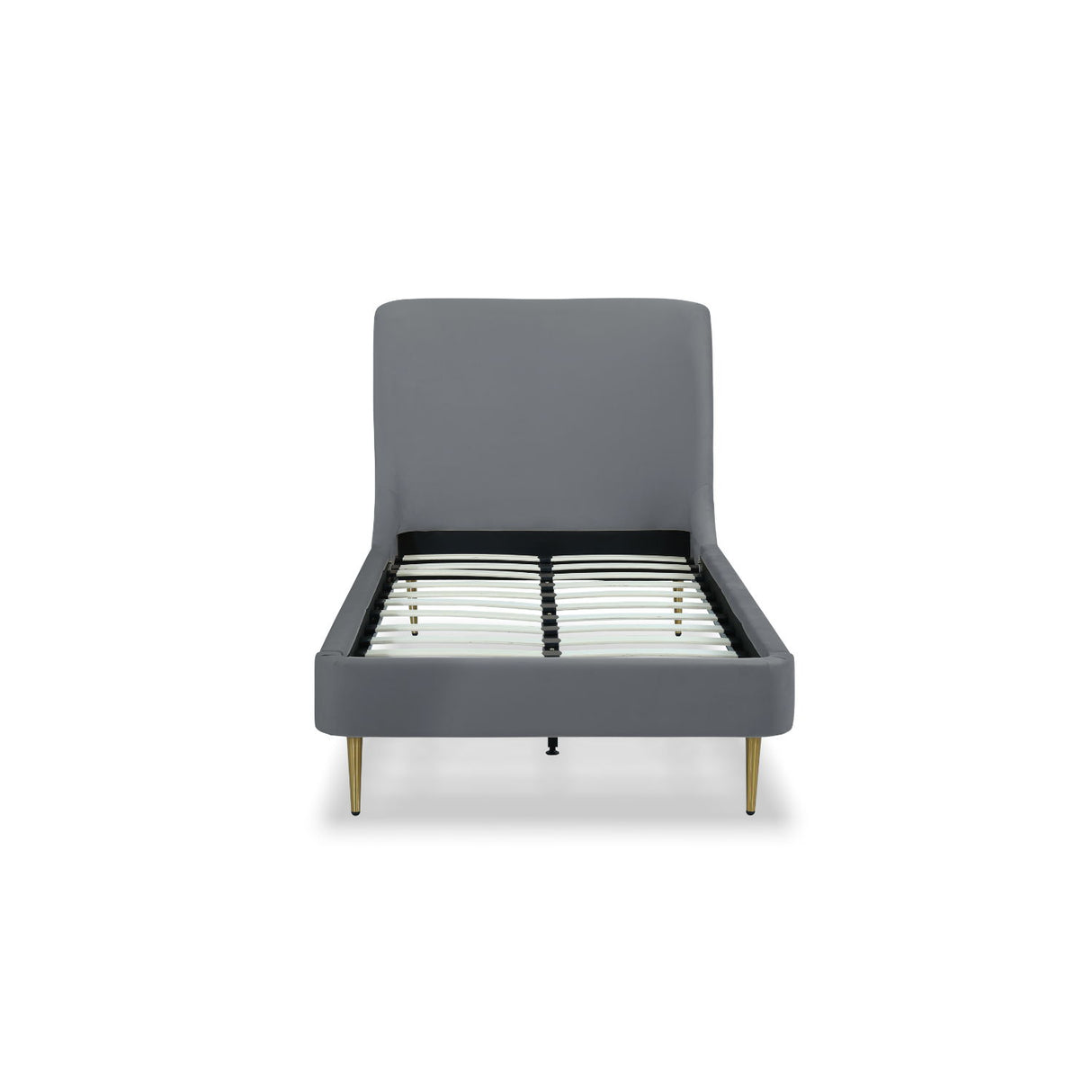 Heather - Upholstered Bed With Curved Headboard