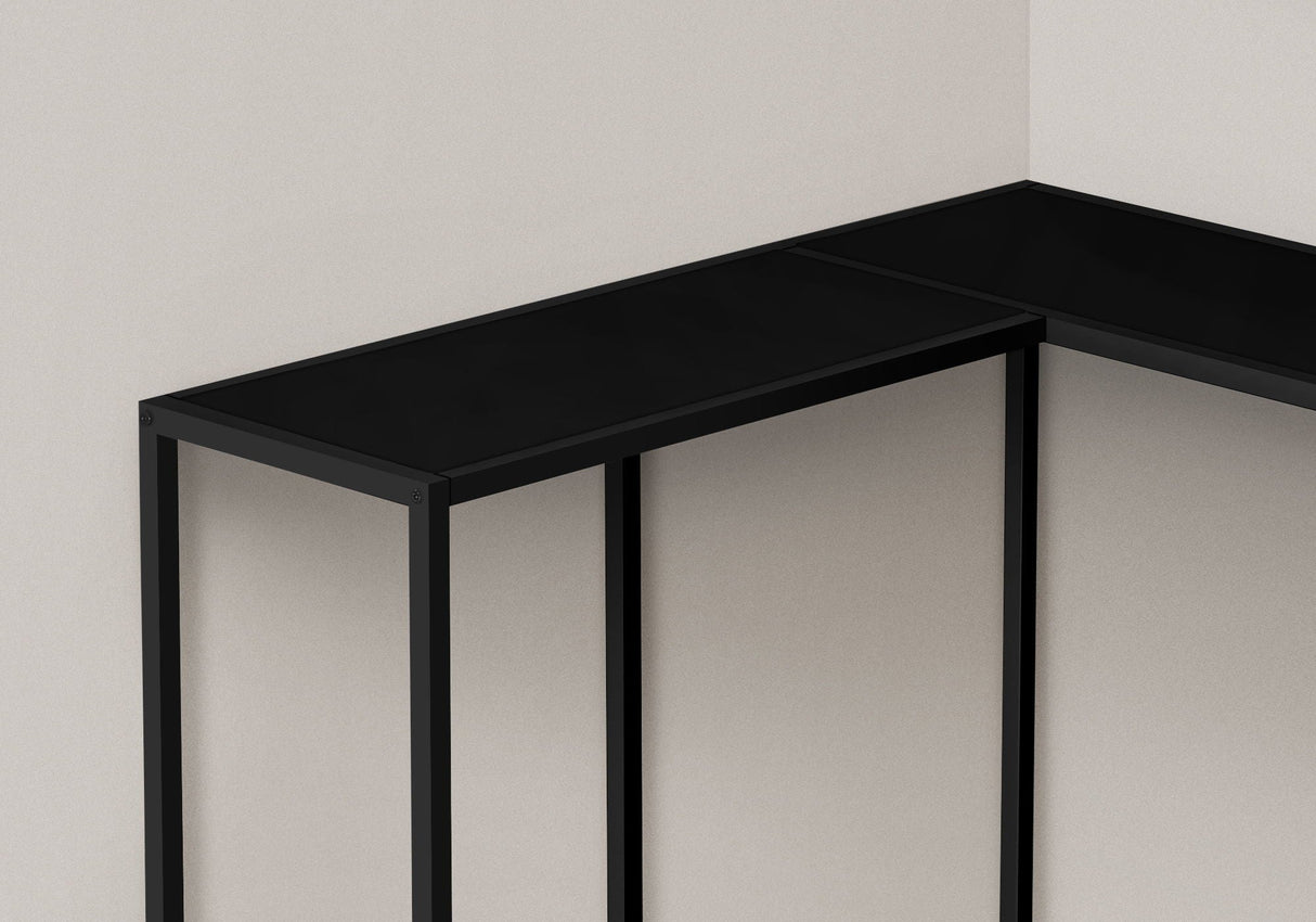 Corner Accent Console Table For Entryway, Contemporary & Modern - Black - Best Buy Furniture