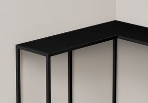 Corner Accent Console Table For Entryway, Contemporary & Modern - Black - Best Buy Furniture