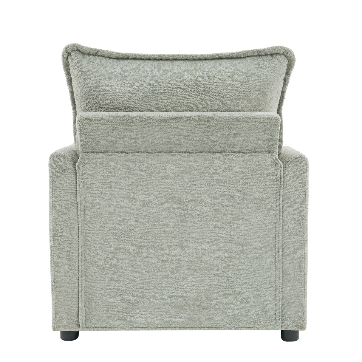 Modern Single Seat Accent Chair With Side Storage Pockets