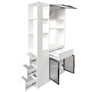 70.87"H Tall Storage Cabinet with Multi-functional Storage Space