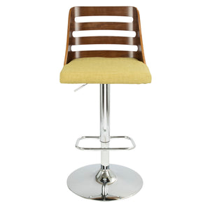 Trevi - Mid Century Modern Adjustable Barstool With Swivel