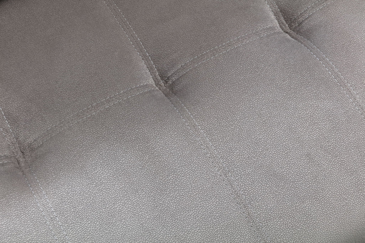 Reversible Sectional Storage Sleeper Sofa Bed, L-Shape 2 Seat Sectional Chaise With Storage, Skin-Feeling Fabric