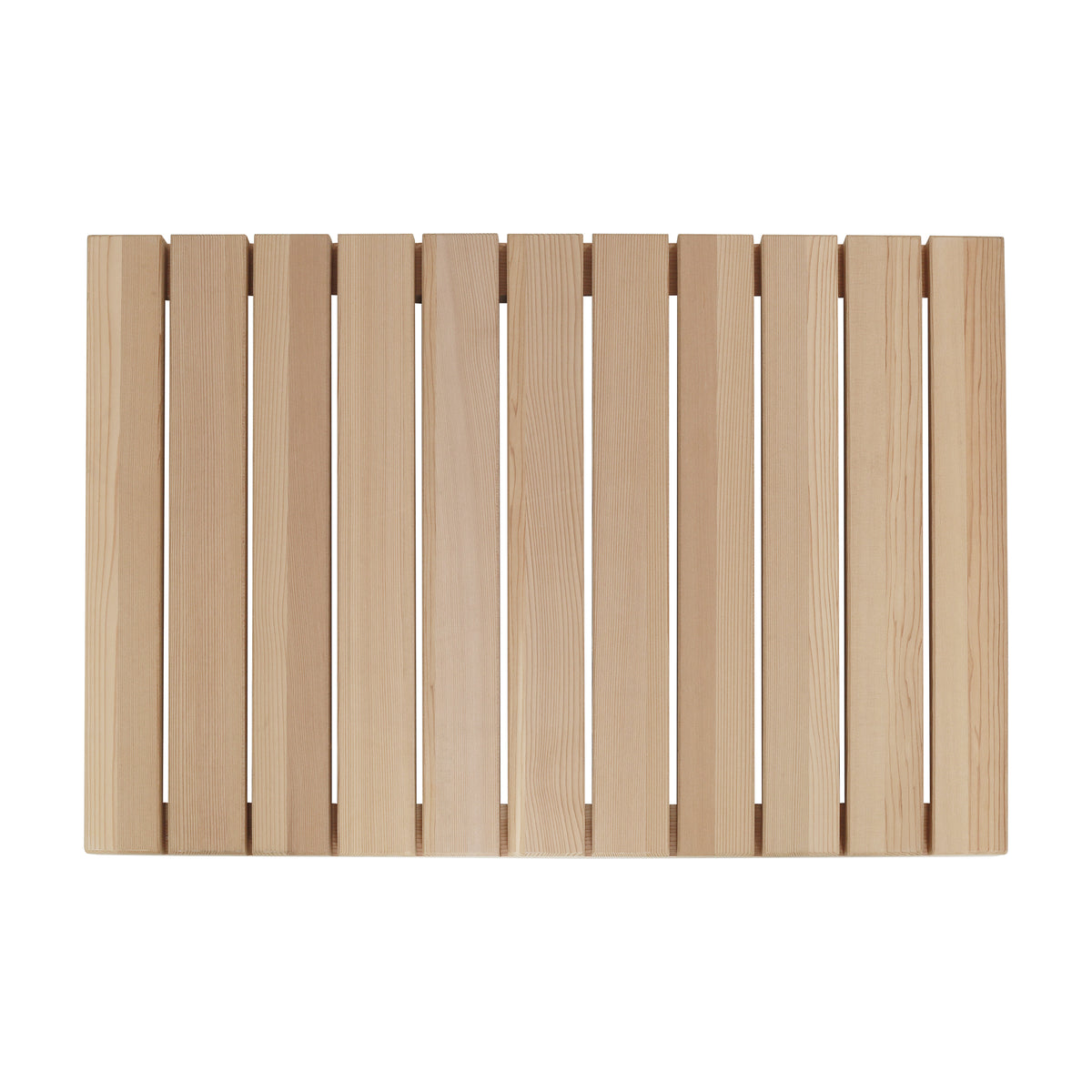Cedar Wood Shower Mat - Non-Slip Slatted Bath Mat
