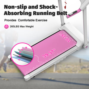 Foldable Treadmill - 2.5HP Electric Folding Running Machine