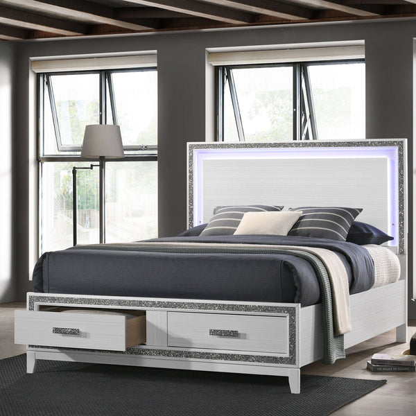 Haiden Queen Storage Bed with LED Lighting
