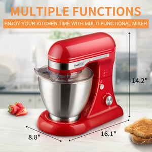 Geek Chef Electric Stand Mixer, 4.8QT, 12 Speeds Tilt-Head