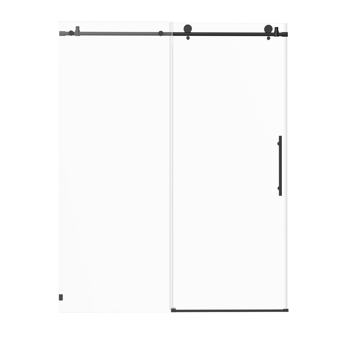 56-60"W x 76"H Frameless Sliding Shower Door with Premium Tempered Glass