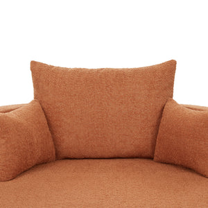 360° Swivel Accent Barrel Chair With 3 Removable Pillows For Living Room