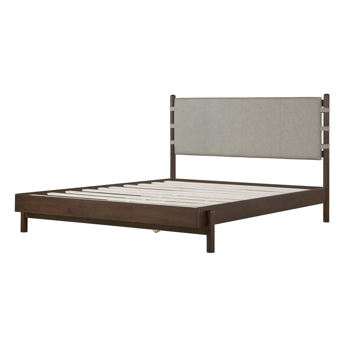 Premium Rubber Wood Platform Bed Frame
