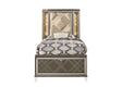 Skylar - Full Bed With LED & Storage - Dark Champagne - Best Buy Furniture