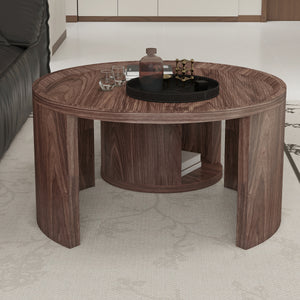 Round Nesting Coffee Table Set of 2