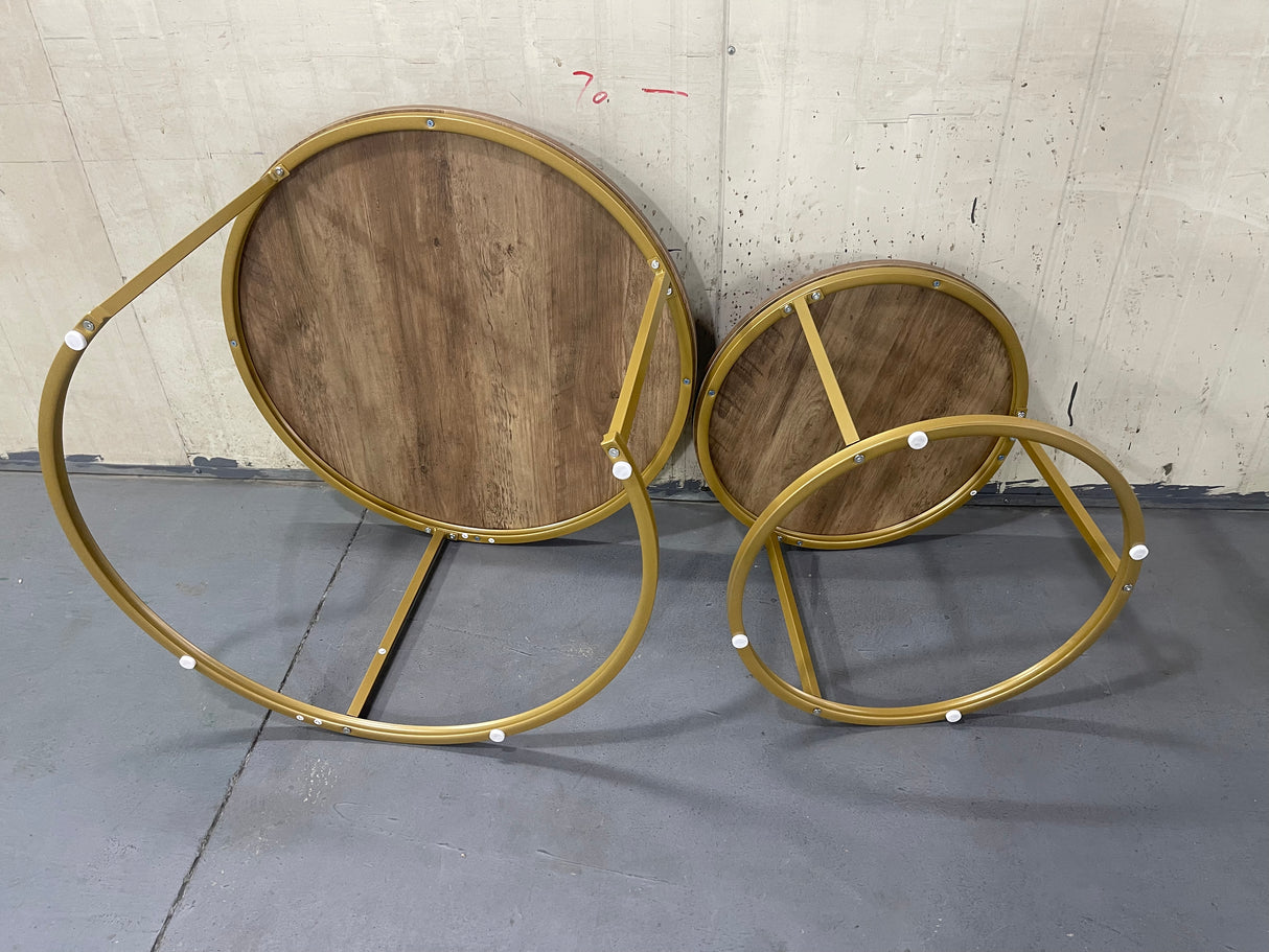 27.6in Nesting Coffee Table Set of 2