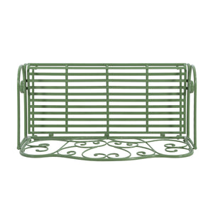 Sunnydaze Outdoor Garden Bench - Green