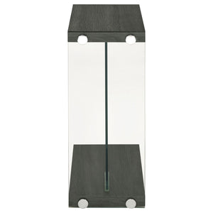 Sampson - C Shaped Side Table - Gray