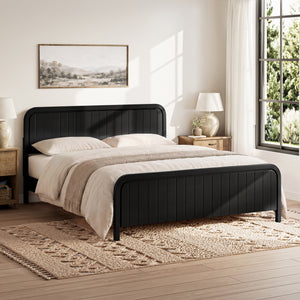 King Bed Frame with Headboard