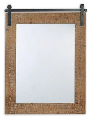 Lanie - Accent Mirror - Antique Brown