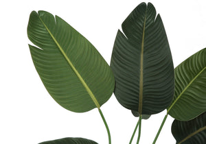 44" Tall, Artificial Plant, Bird Of Paradise Tree, Indoor, Faux, Fake, Floor, Greenery, Potted, Decorative - Green / Black - Best Buy Furniture