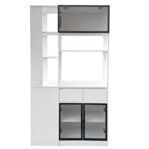 70.87"H Tall Storage Cabinet with Multi-functional Storage Space