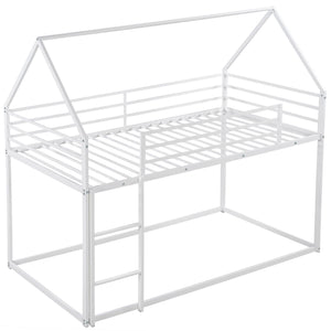 House Bunk Bed With Built In Ladder