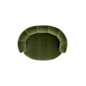 Clara 34.5" Scalloped Pet Sofa Bed - Medium, Olive