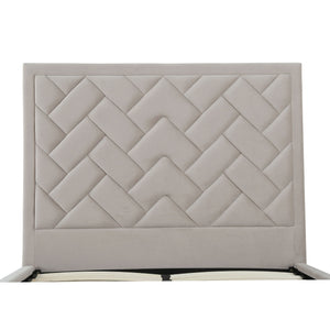 Crosby - Bed With Upholstered Headboard And Slats