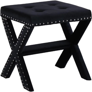 Upholstered Accent Bench With Nailhead Trim