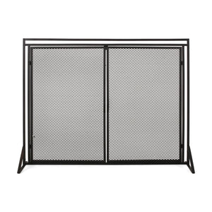 Samantha - Iron Fireplace Screen 2 Door Design