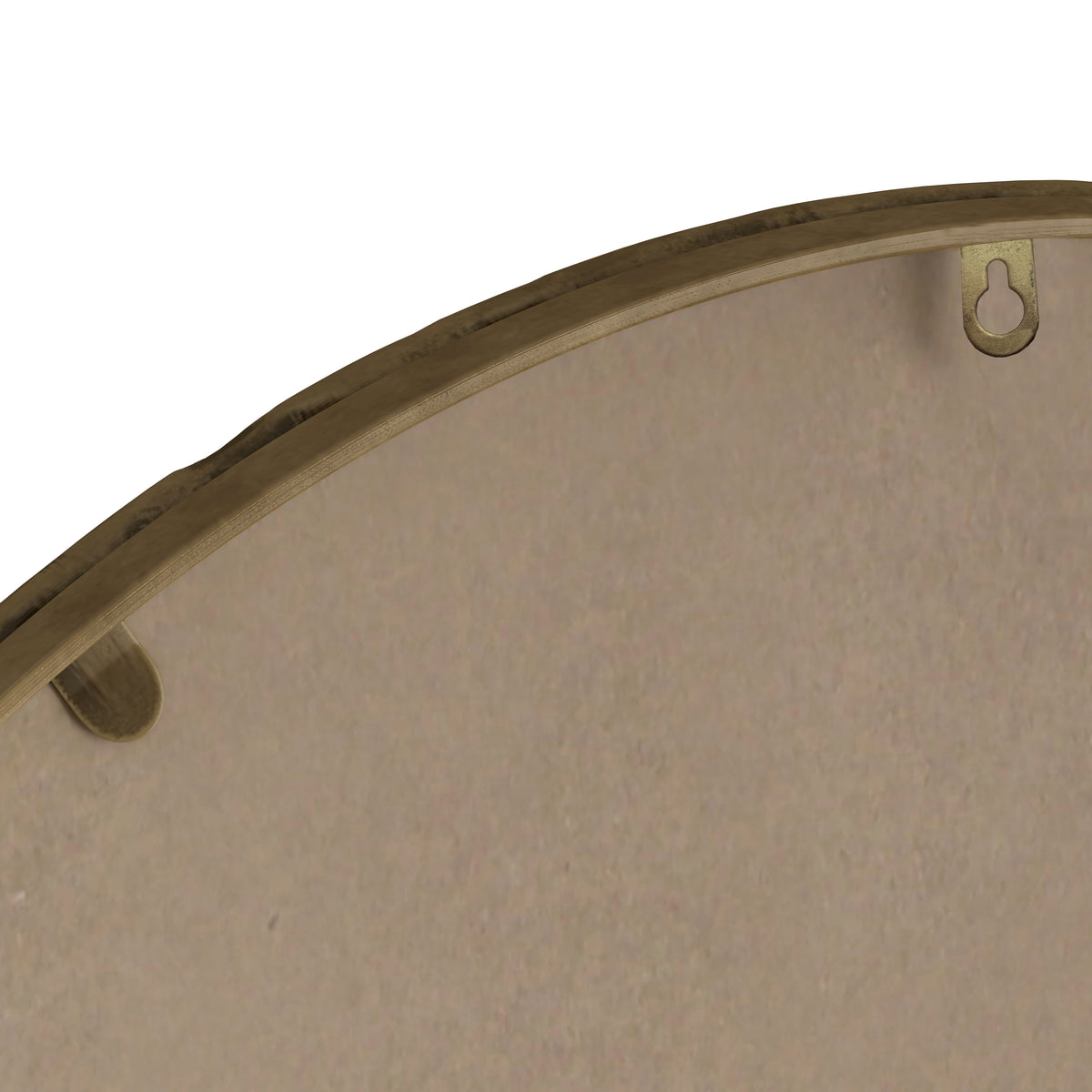 Iron Art Oval Retro Mirror